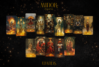 ART NOUVEAU MAGIC_MINOR ARCANA CARDS PREVIEW WANDS