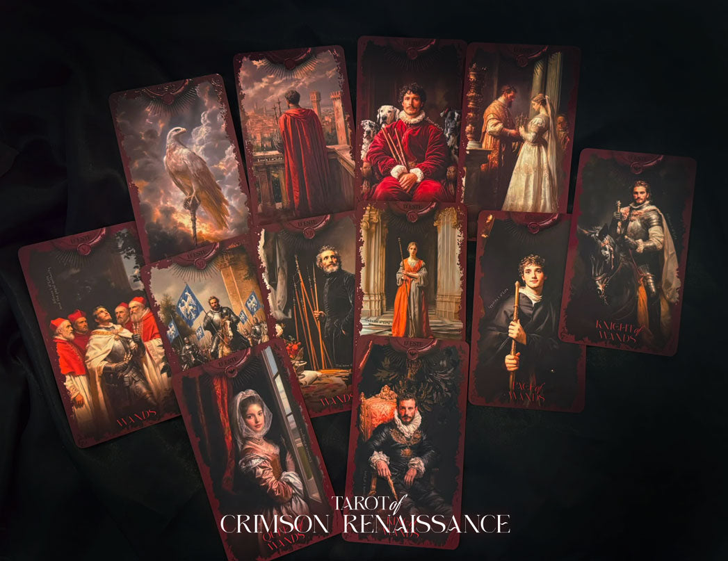 Collection of tarot cards titled &